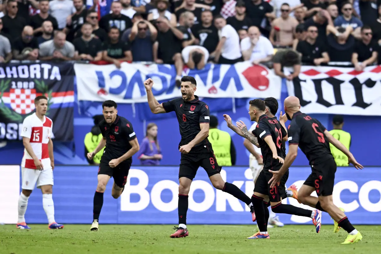 APTOPIX Euro 2024 Soccer Croatia Albania