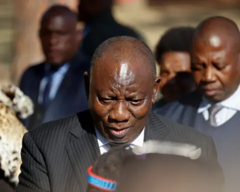 South Africa's Ramaphosa announces cabinet that includes ex-opposition leader