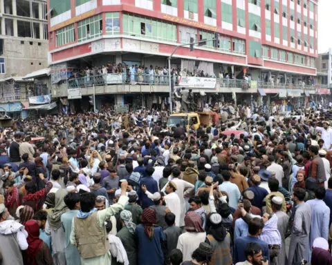 Afghans celebrate their men's cricket team reaching first Twenty20 World Cup semifinals