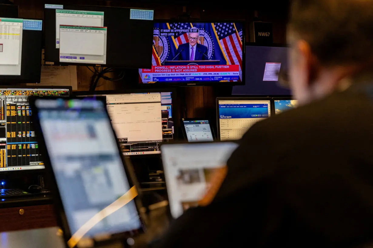 Fed rate announcement at the NYSE in New York