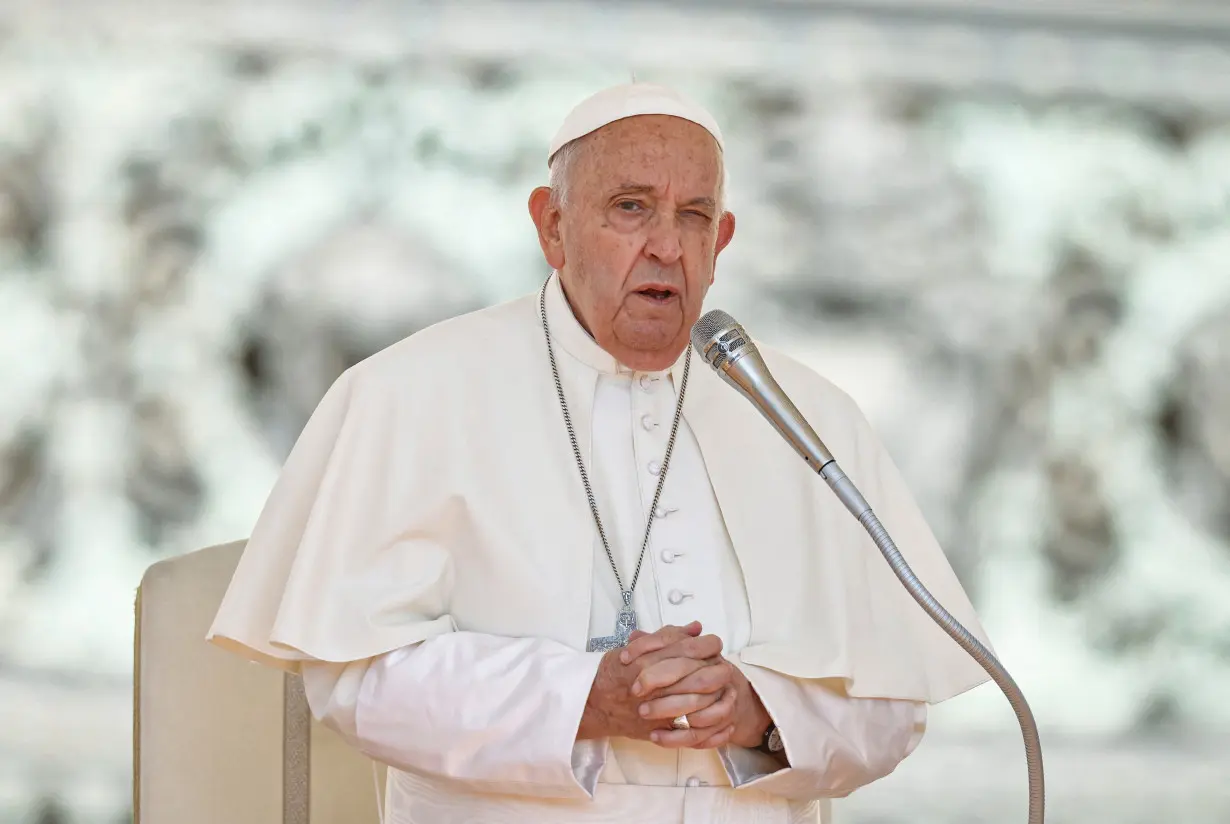 FILE PHOTO: Pope Francis holds weekly general audience