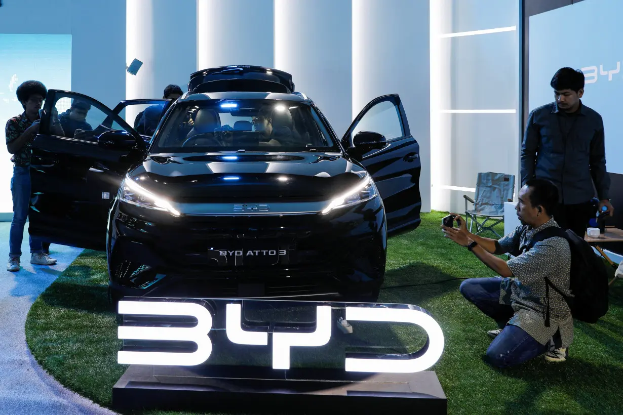 China's BYD launch in Jakarta