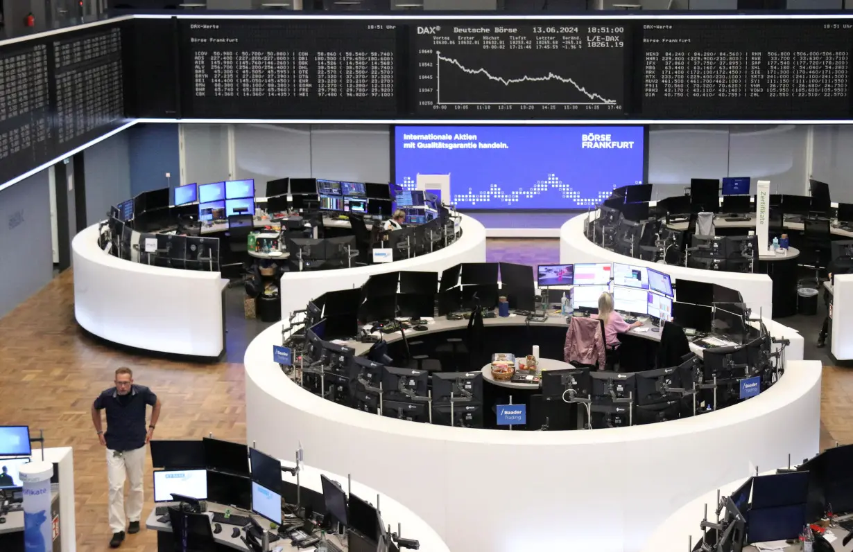 German share price index DAX graph is pictured at the stock exchange in Frankfurt