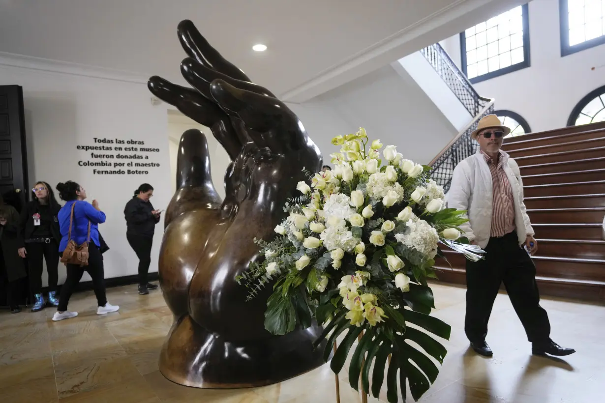 Colombian painter and sculptor Fernando Botero, known for his inflated forms, has died at age 91