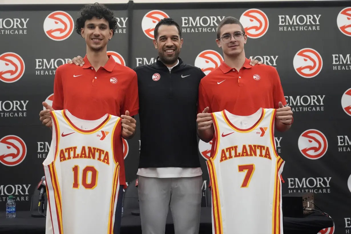 Hawks' Zaccharie Risacher focusing on 'good stuff' instead of pressure as NBA's No. 1 overall pick