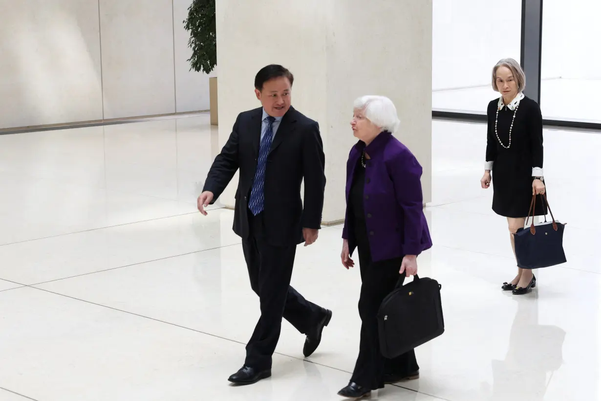 U.S. Treasury Secretary Janet Yellen in Beijing