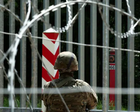Poland, Baltics call for EU defence line on border with Russia, Belarus