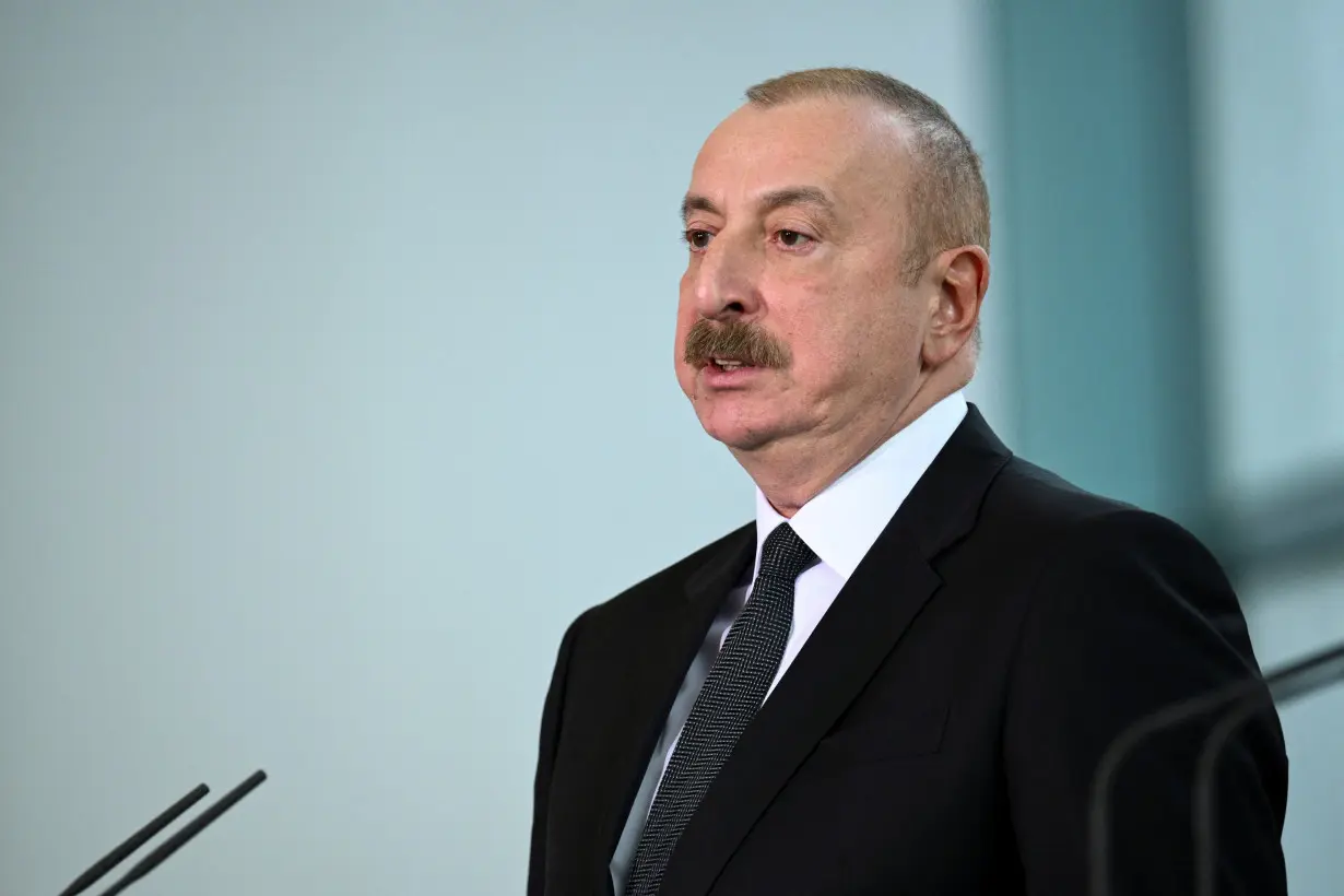 President of Azerbaijan Ilham Aliyev visits Berlin