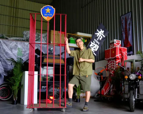 Self-exiled Hong Kong artist aims to counter China's silence on June 4