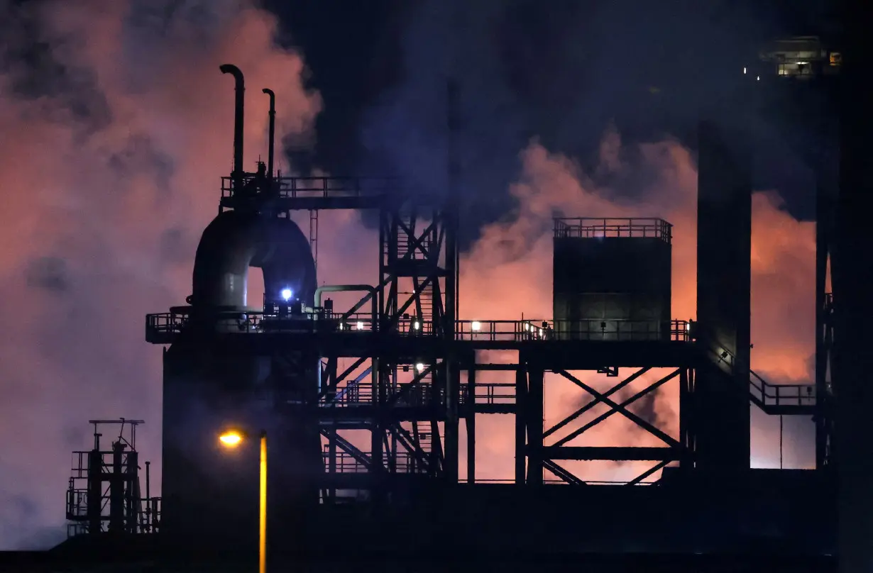 FILE PHOTO: Views of Tata Steel Port Talbot steel production plant in Port Talbot, Wales