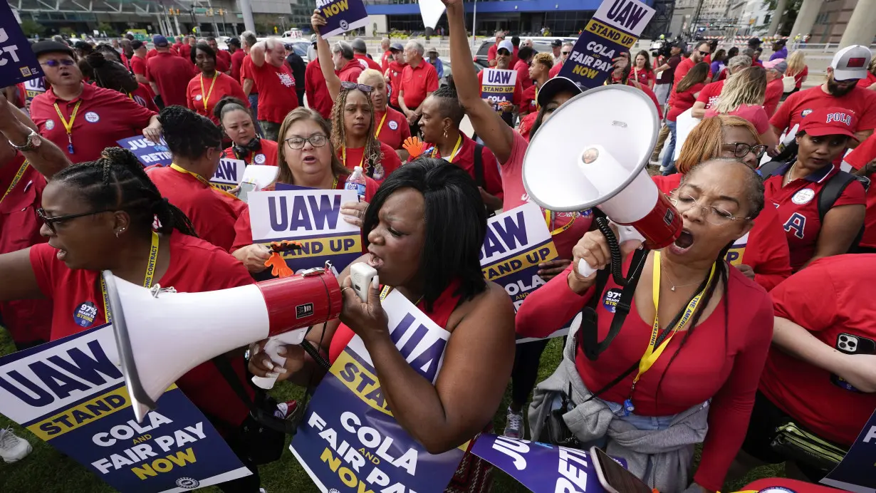 What's at stake as 13,000 workers go on strike at major US auto makers