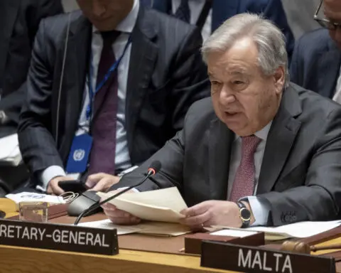 UN chief wants a tax on profits of fossil fuel companies, calling them 'godfathers of climate chaos'