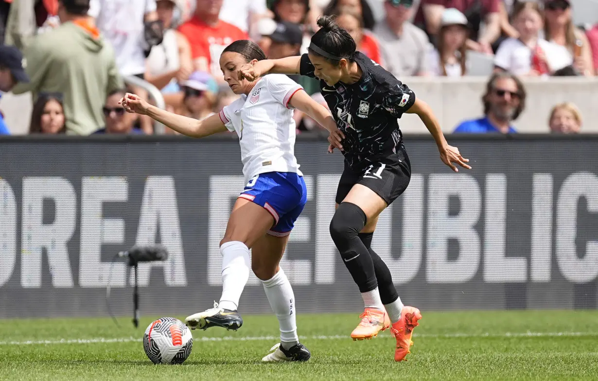 Coach Emma Hayes makes successful debut with US women's national team in 4-0 win over South Korea