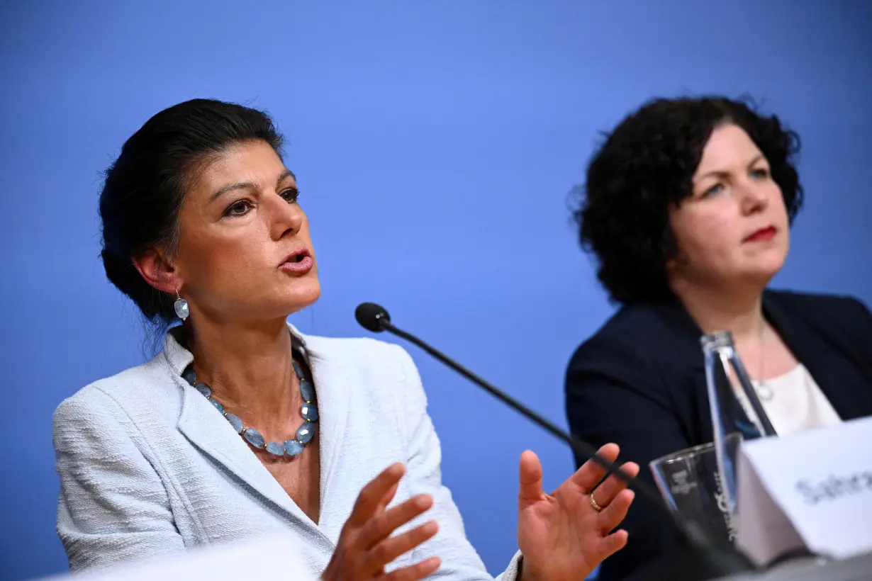 BSW's Sahra Wagenknecht holds a press conference after EU election results, in Berlin