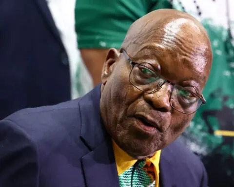 Former South African leader Zuma's party says it will join opposition in parliament
