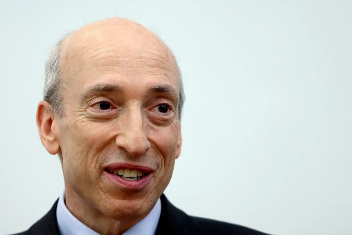 U.S. Securities and Exchange Commission (SEC) Chair Gary Gensler during interview with Reuters in New York