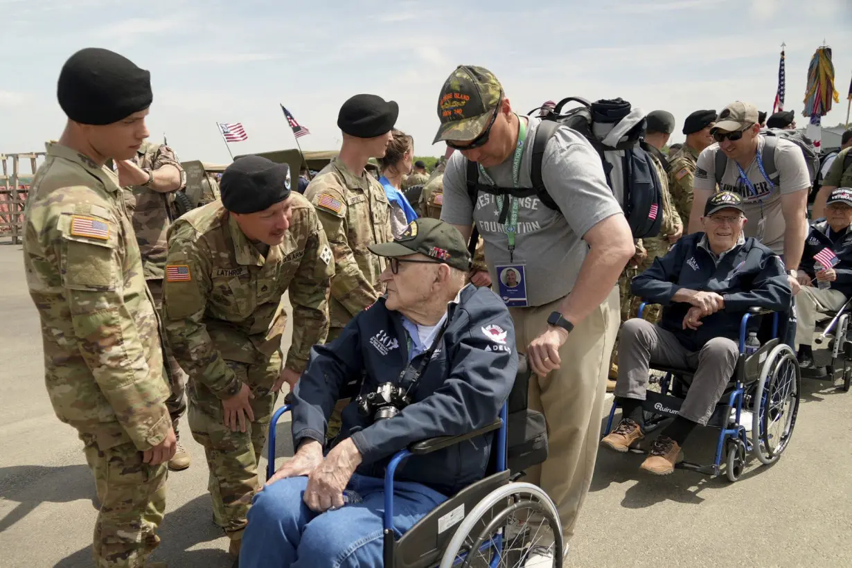 France D Day 80th Anniversary US Veterans