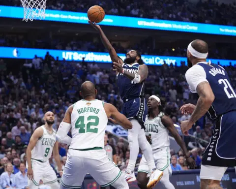 Doncic scores 29, Mavericks roll past the Celtics 122-84 to avoid a sweep in the NBA Finals