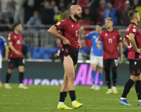 Italy concedes goal after 23 seconds but recovers to beat Albania 2-1 at Euro 2024