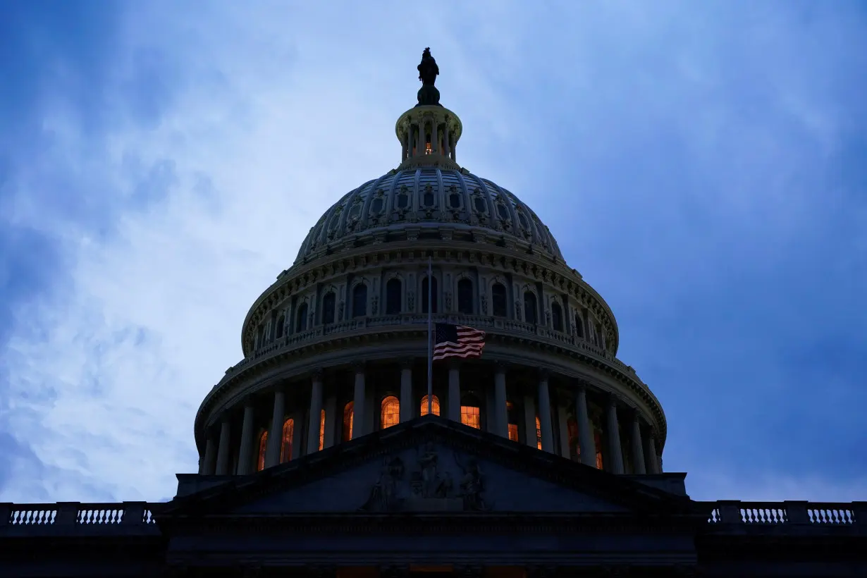 The U.S. Capitol building is seen in Washington