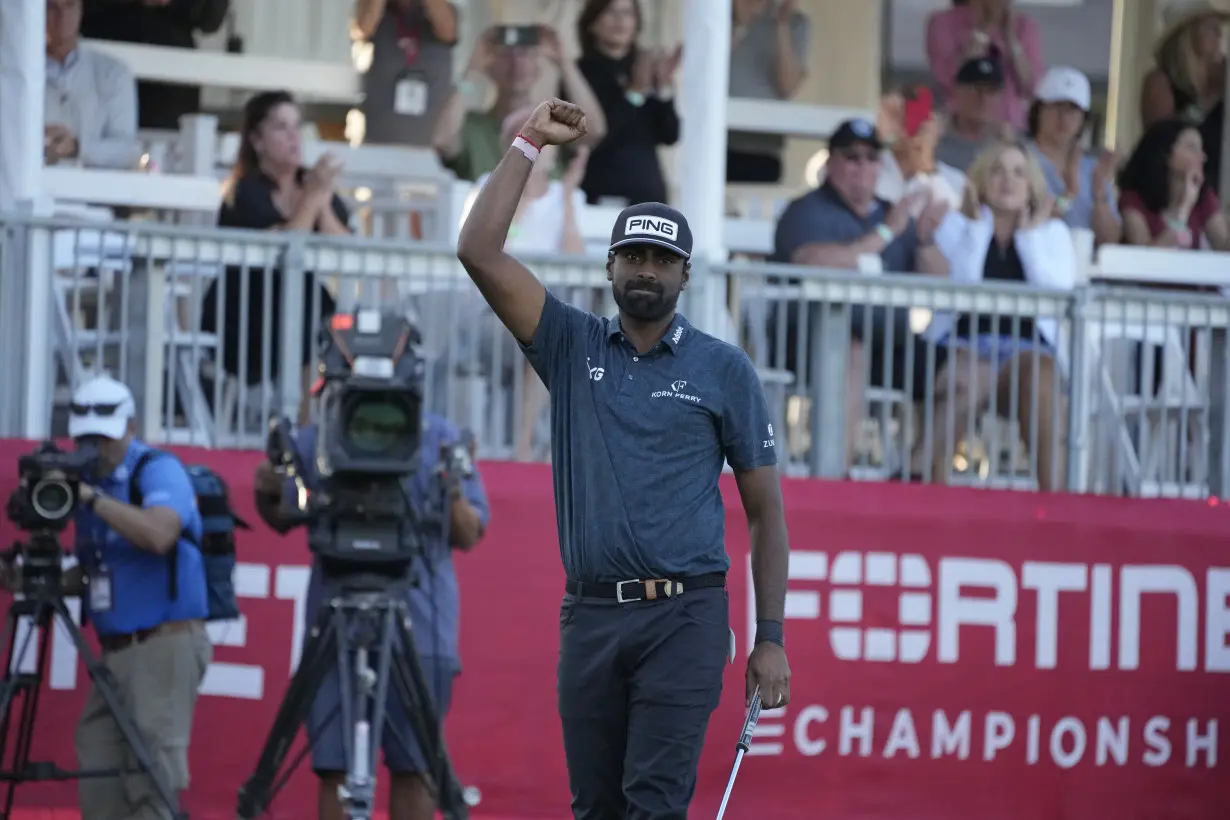 Sahith Theegala wins the Fortinet Championship in Napa for his first PGA Tour victory