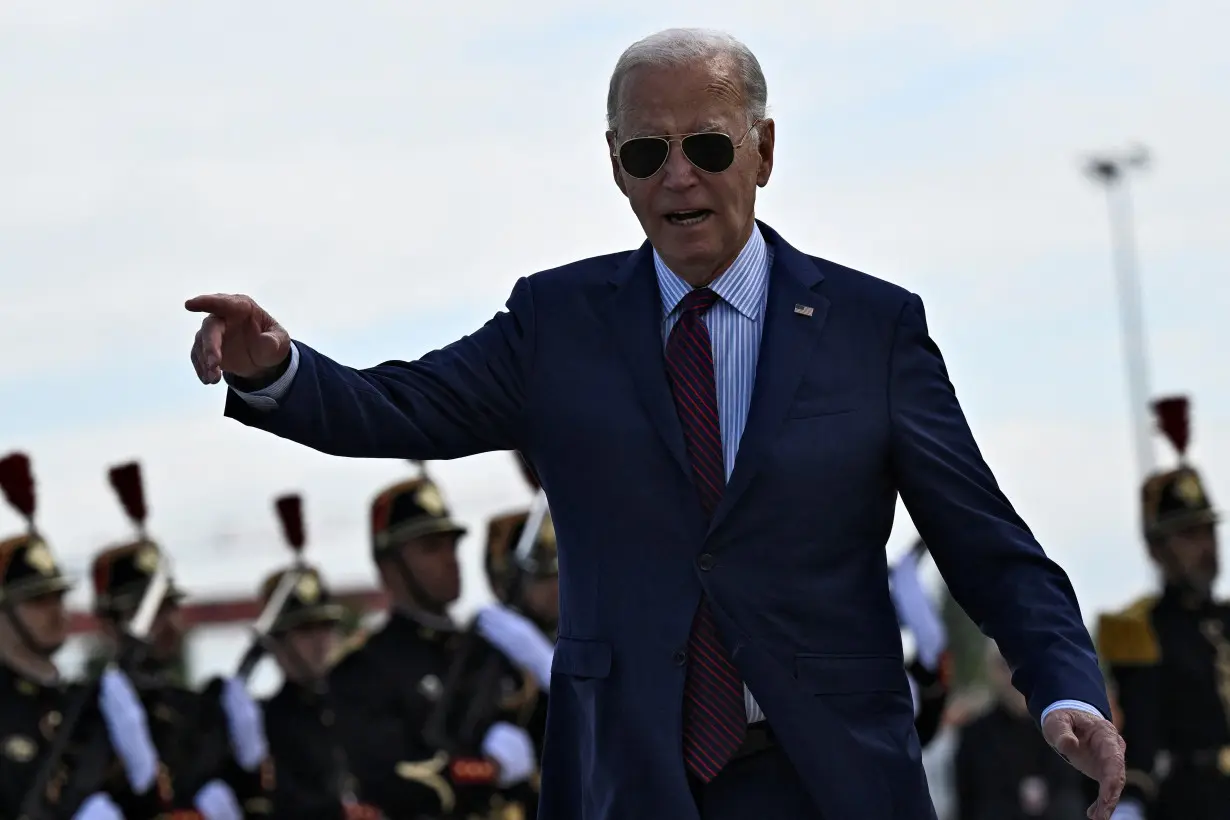 U.S. President Biden visits France