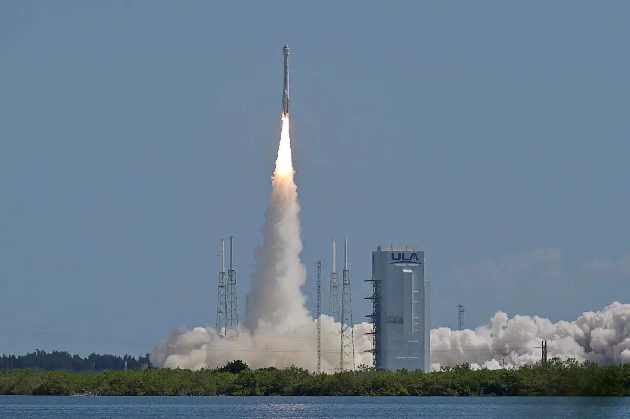 FILE PHOTO: Boeing's Starliner-1 Crew Flight Test (CFT) mission on a United Launch Alliance Atlas V rocket to the International Space Station, in Cape Canavera