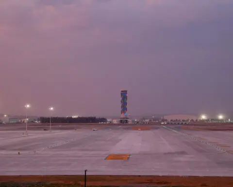 Mexico expands new airport after forced move of cargo flights