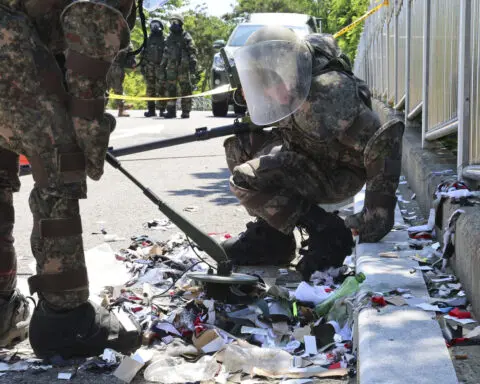 North Korea flies trash-carrying balloons to South Korea in another retaliation against leafletting