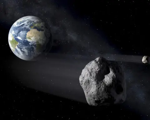 A harmless asteroid will whiz past Earth Saturday. Here's how to spot it