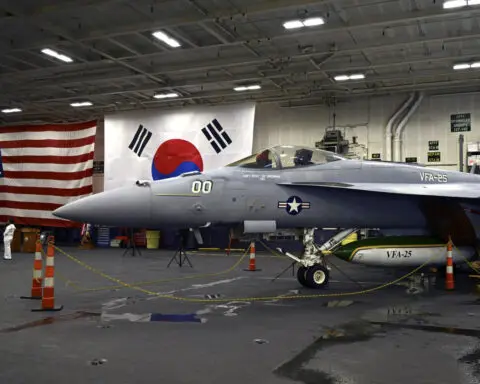 US aircraft carrier arrives in South Korea as a show of force against nuclear-armed North Korea