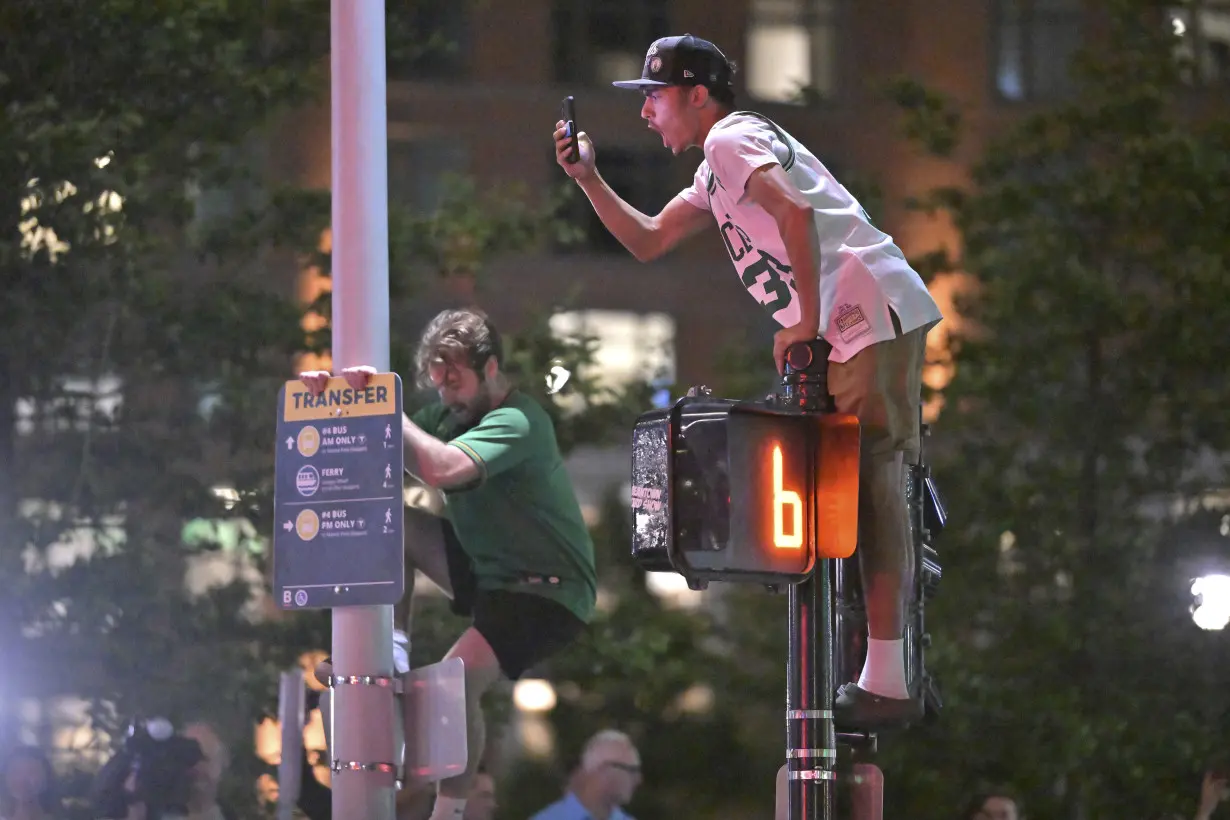 NBA Finals Boston Fans Basketball