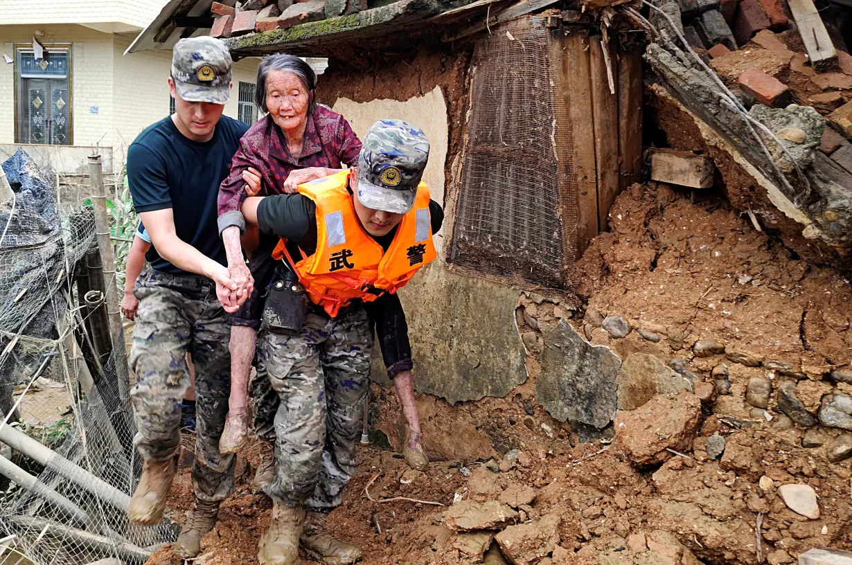 Flooding in Longyan, Fujian province