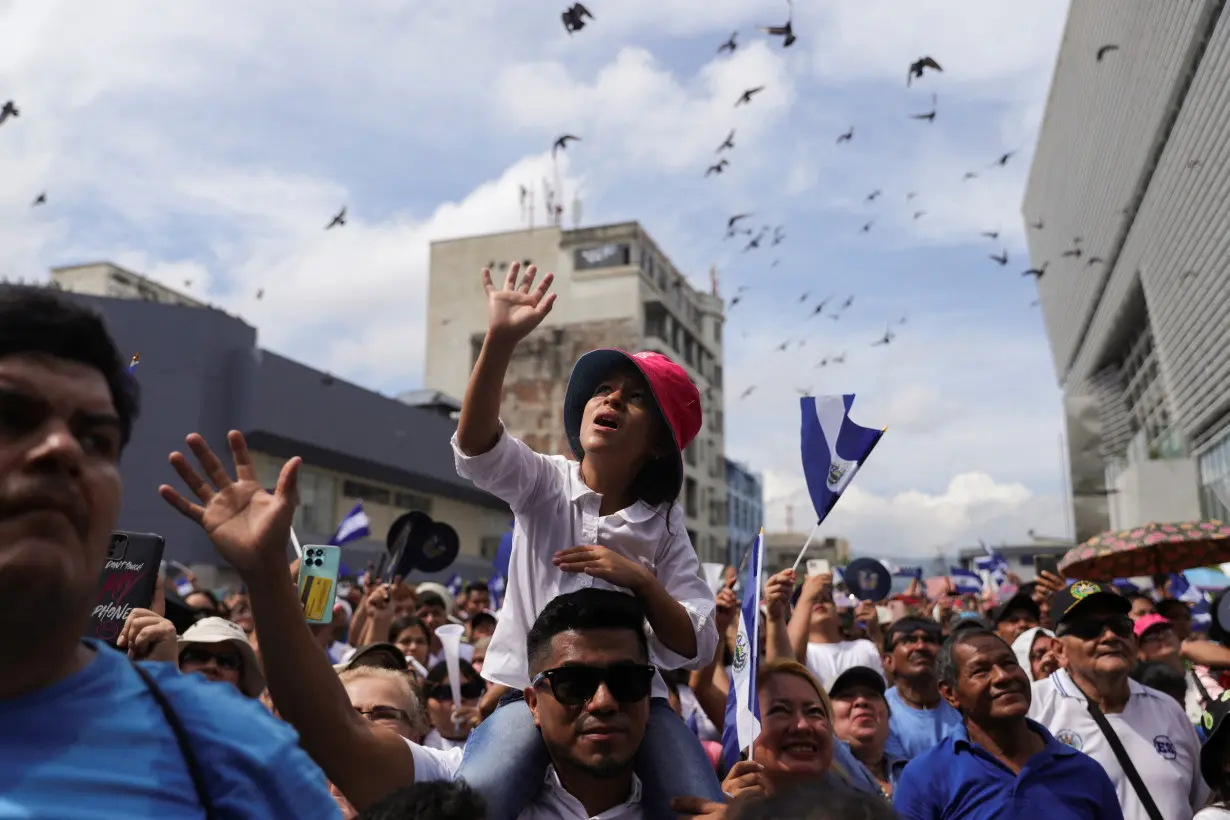 El Salvador's President Bukele's swearing-in ceremony in San Salvador