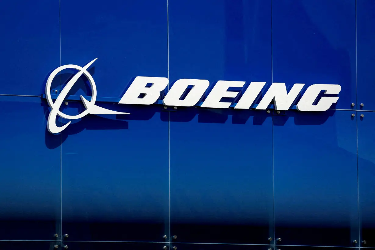 FILE PHOTO: Boeing logo
