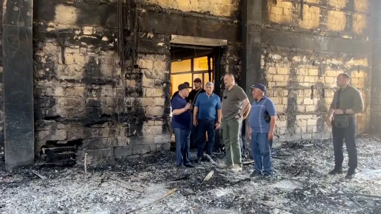 FILE PHOTO: Head of Dagestan Sergei Melikov visits Derbent synagogue