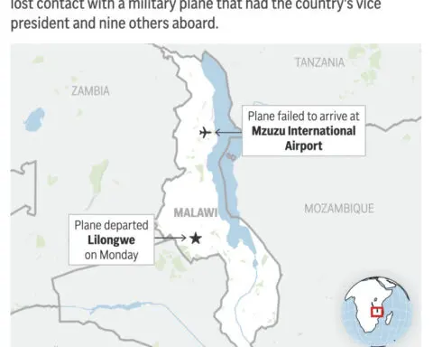 Soldiers in Malawi search for missing military plane carrying vice president and former first lady