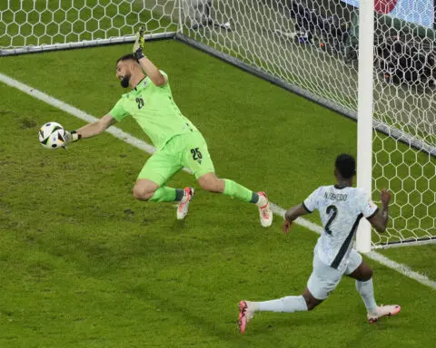 Georgia upsets Portugal 2-0 to reach the last 16 at Euro 2024