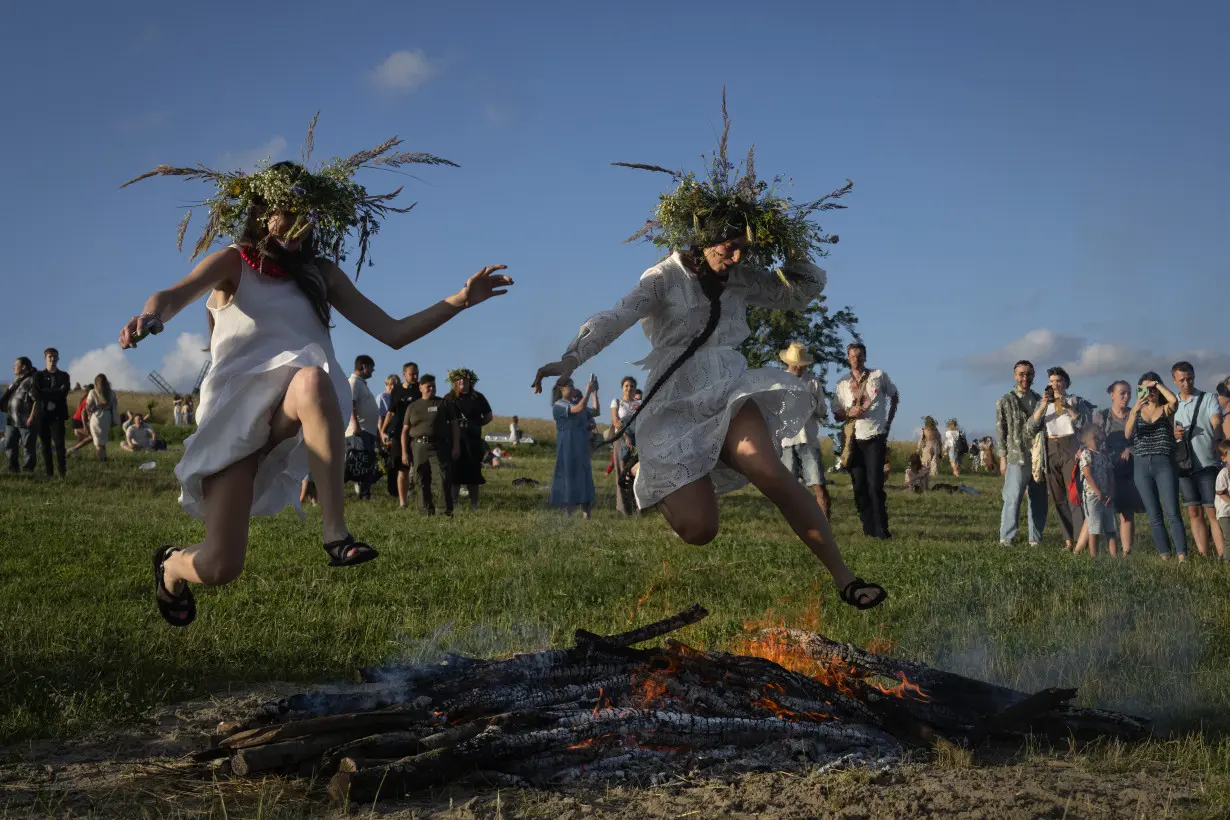 APTOPIX Russia Ukraine War Pagan Festival