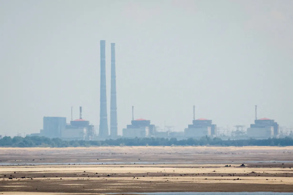 FILE PHOTO: View shows Zaporizhzhia Nuclear Power Plant