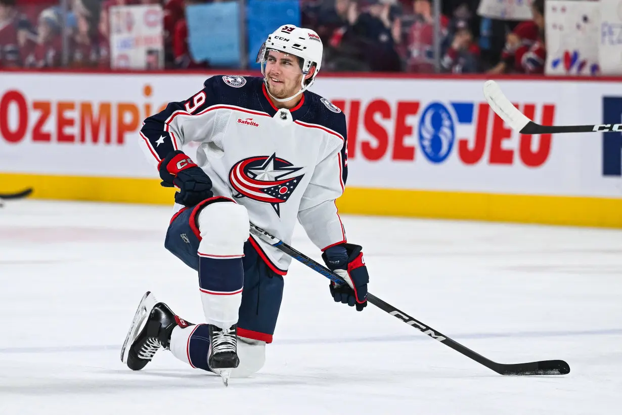 NHL: Columbus Blue Jackets at Montreal Canadiens