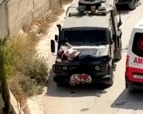 US shocked by video of wounded Palestinian tied to Israeli military jeep