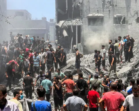 Israeli strikes kill at least 42 in Gaza, enclave's government media office says