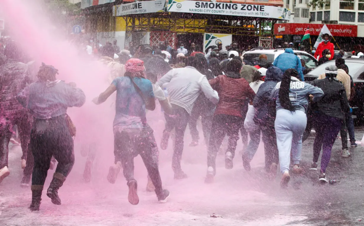 Anti-finance bill protesters clash with police in Nairobi