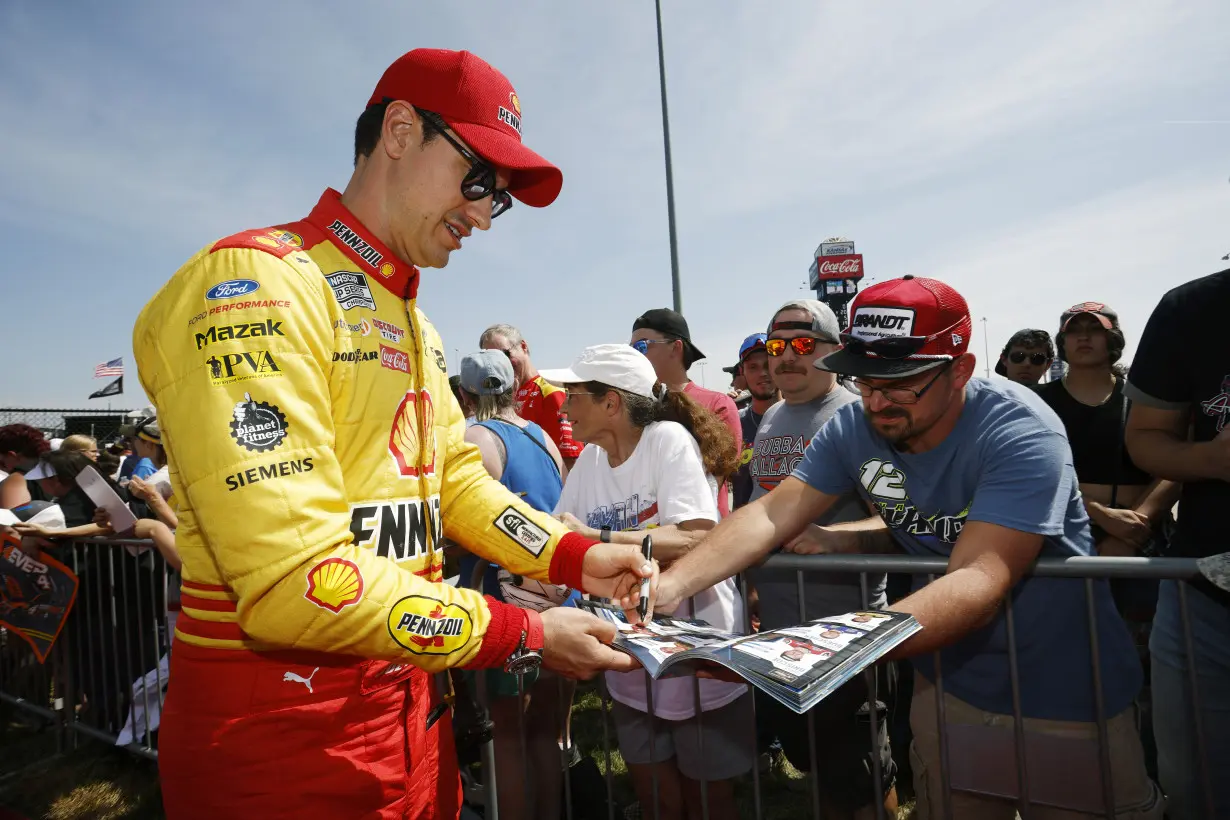 Hamlin wins at Bristol as reigning NASCAR champion Joey Logano eliminated from playoffs