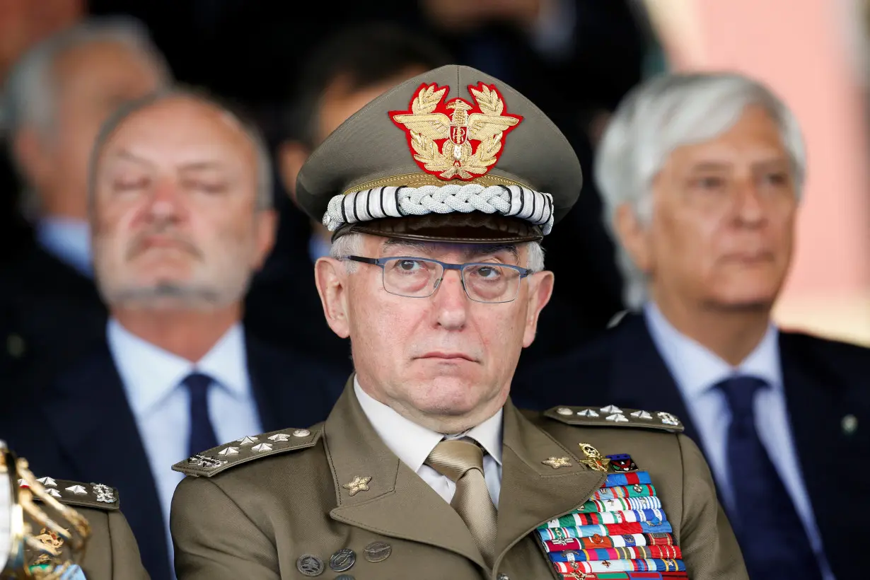 FILE PHOTO: Italian General Claudio Graziano attends ceremony marking 156th anniversary of the Italian army foundation