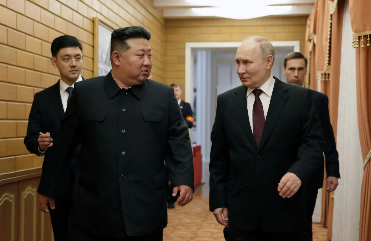 Russian President Putin visits North Korea