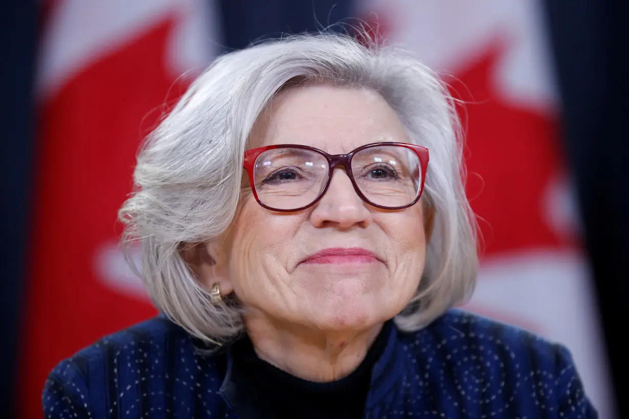 FILE PHOTO: Canada's outgoing Supreme Court Chief Justice Beverley McLachlin takes part in a news conference in Ottawa