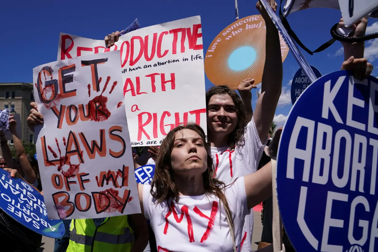 The second anniversary of the U.S. Supreme Court overturning Roe v. Wade, in Washington