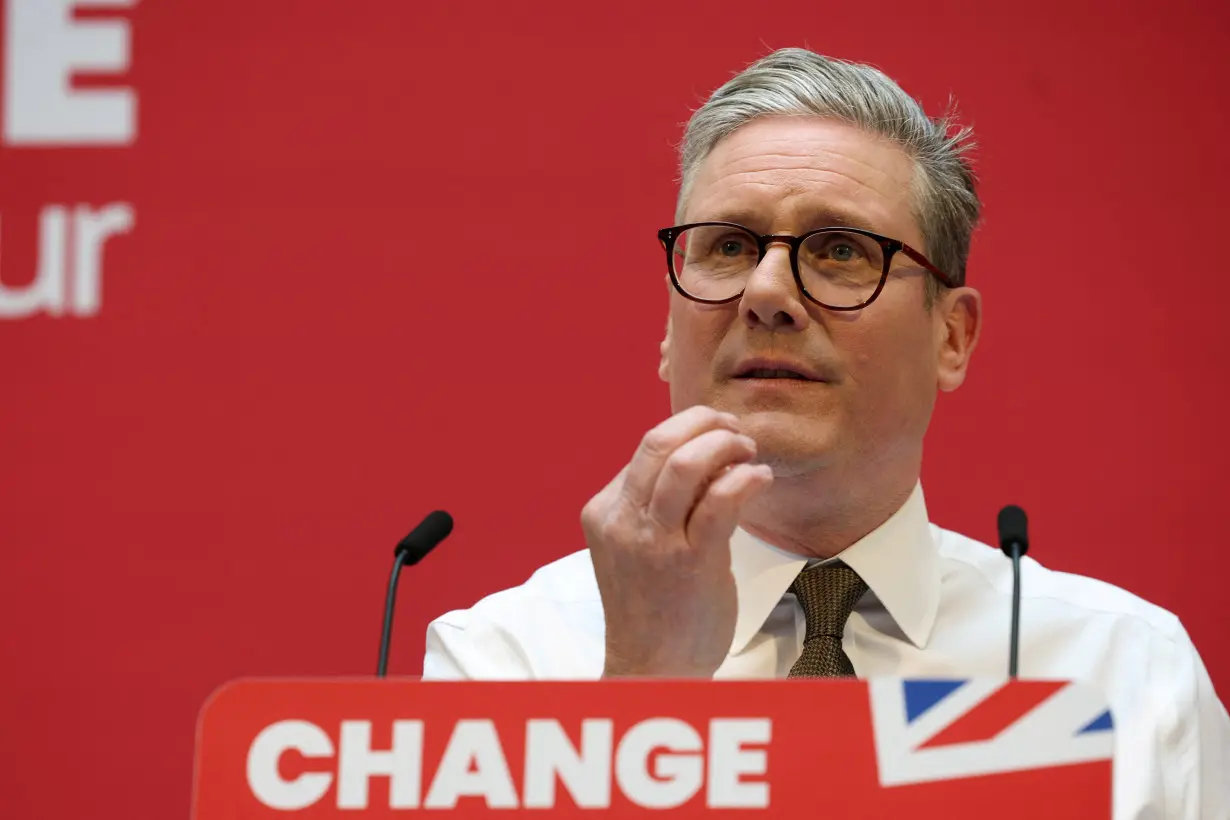 Britain's Starmer expected to launch Labour party manifesto